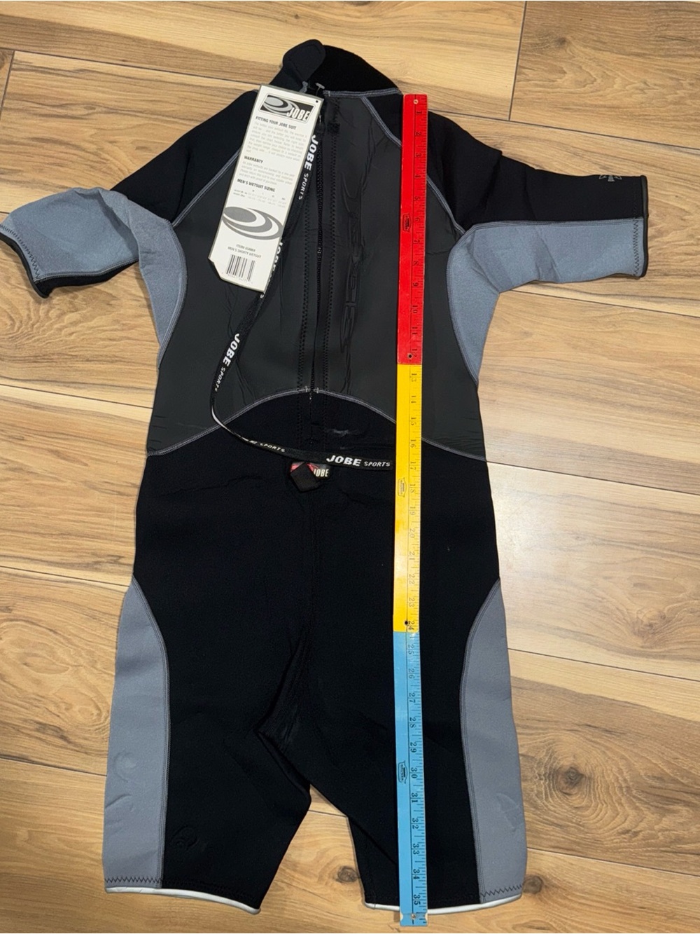 JOBE Shorty Water ware Impress Swimming Wetsuit - Mens L Diving Short nwt tags - Picture 3 of 9
